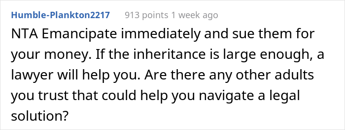 17 Y.O. Found Out Mom And Stepdad Purchased A House Using His Inheritance Money From Dad, Later Exposed The Man In Front Of His Visiting Family 17 Y.O. Found Out Mom And Stepdad Purchased A House Using His Inheritance Money From Dad, Later Exposed The Man In Front Of His Visiting Family