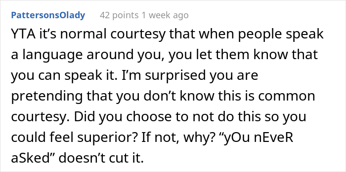 “AITA For Not Telling My Girlfriend And Her Family That I Can Speak Japanese?” “AITA For Not Telling My Girlfriend And Her Family That I Can Speak Japanese?”