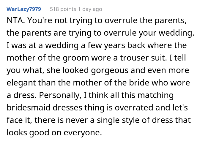 Bride Doesn't Want To Force Androgynous Niece To Wear A Dress To Her Wedding, Starts Family Drama