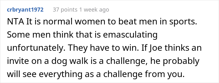 "Am I The Jerk For 'Emasculating' A Guy By Winning Against Him In A Game?" "Am I The Jerk For 'Emasculating' A Guy By Winning Against Him In A Game?"