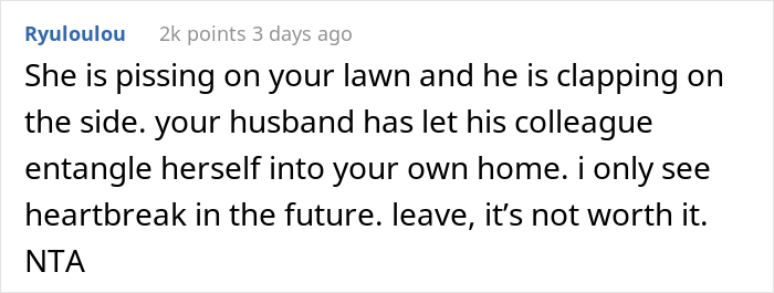 Wife Is Baffled When Husband Chooses To Eat Female Coworker's Food Instead Of The Dinner She's Made