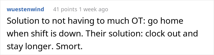 Boss Doesn’t Know This Guy Takes Longer Lunches Just To Cut Overtime, Tells Him To Work According To Schedule, Regrets It After The Next Paycheck Boss Doesn’t Know This Guy Takes Longer Lunches Just To Cut Overtime, Tells Him To Work According To Schedule, Regrets It After The Next Paycheck