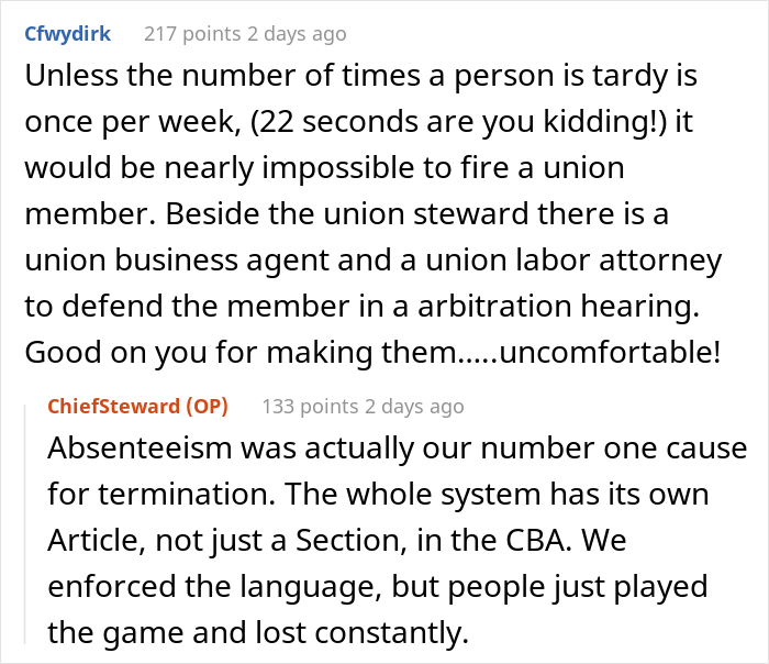 Employee Drives Management Nuts With His Malicious Compliance For 11 Years After He Got Disciplined For Being 22 Seconds Late Once Employee Drives Management Nuts With His Malicious Compliance For 11 Years After He Got Disciplined For Being 22 Seconds Late Once