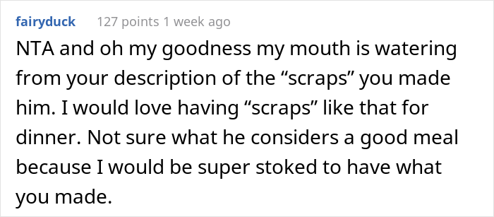 Boyfriend Flips Out After Girlfriend Makes Him Dinner From "Scraps", She Asks If She's The Jerk Here Boyfriend Flips Out After Girlfriend Makes Him Dinner From "Scraps", She Asks If She's The Jerk Here