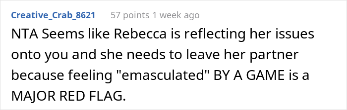 "Am I The Jerk For 'Emasculating' A Guy By Winning Against Him In A Game?" "Am I The Jerk For 'Emasculating' A Guy By Winning Against Him In A Game?"