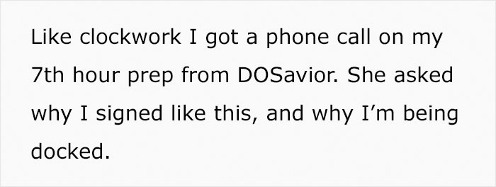 Boss Pressures Teacher To Sign Document That Decreases Their Pay, They Maliciously Comply And Get Themselves A $3,500 Raise Instead Boss Pressures Teacher To Sign Document That Decreases Their Pay, They Maliciously Comply And Get Themselves A $3,500 Raise Instead