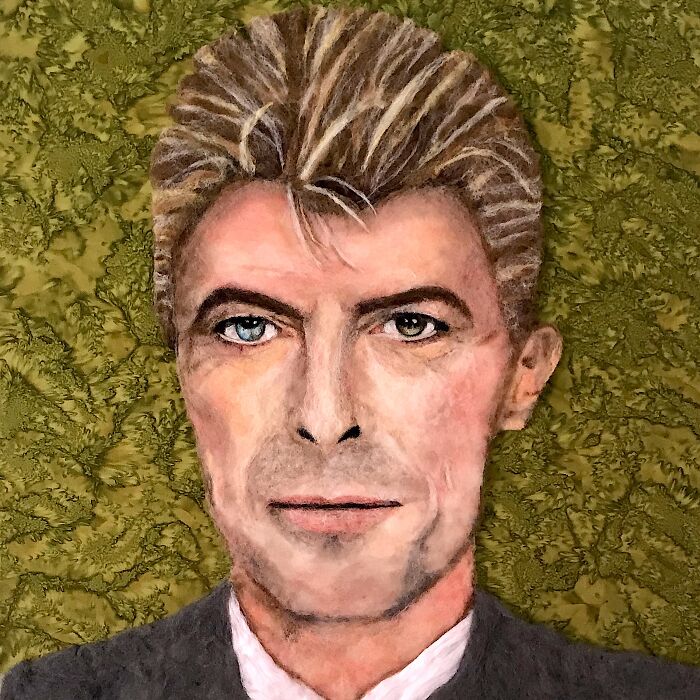 No Paint, No Brush: I Made These Portraits With Fiber And A Felting Needle