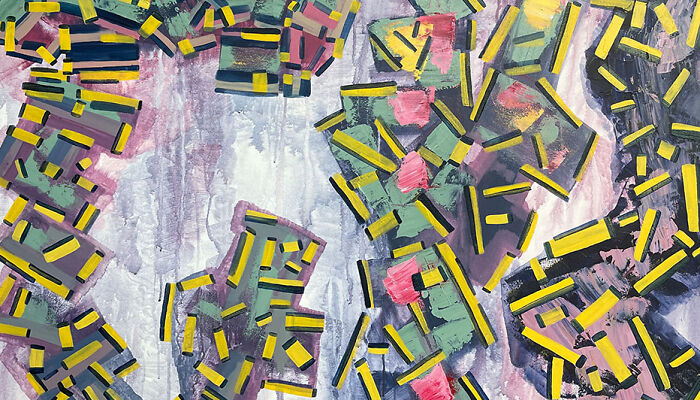 I Am A Textile Designer That Creates Abstract Paintings