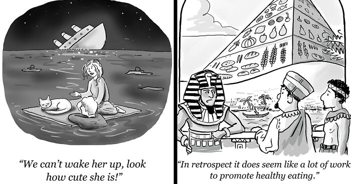 This Artist Makes Minimalistic Comics Filled With Absurd Situations And Silly Humor (30 New Pics)