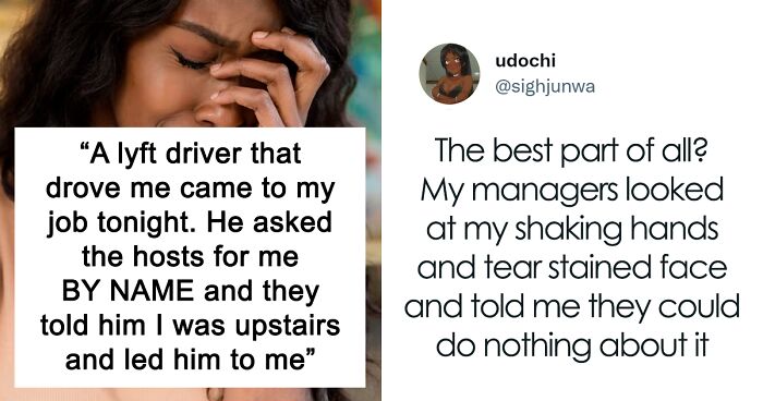 Woman Is Shocked That Her Lyft Driver From 3 Weeks Ago Came To Her Workplace, Warns Others