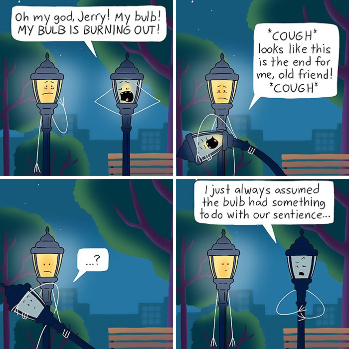 Artist Creates Hilariously Ridiculous Comics With Absurdly Unexpected Twists (30 Pics)