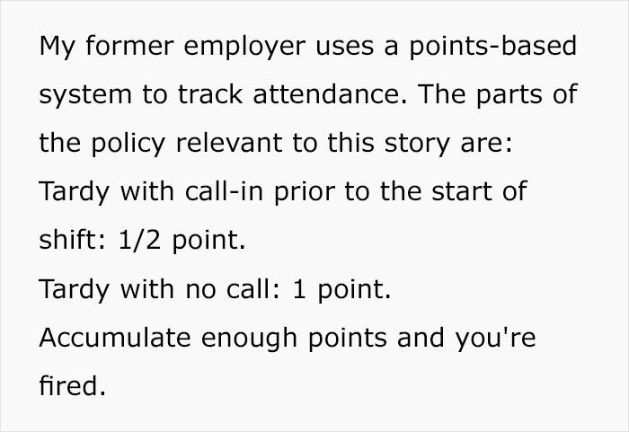 Employee Drives Management Nuts With His Malicious Compliance For 11 Years After He Got Disciplined For Being 22 Seconds Late Once Employee Drives Management Nuts With His Malicious Compliance For 11 Years After He Got Disciplined For Being 22 Seconds Late Once