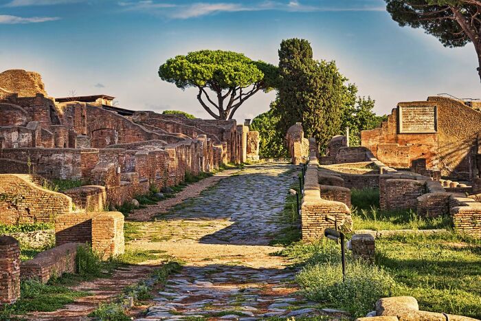 Childhood Memories. Ostia Antica. The Ancient Port Of Rome. Italy