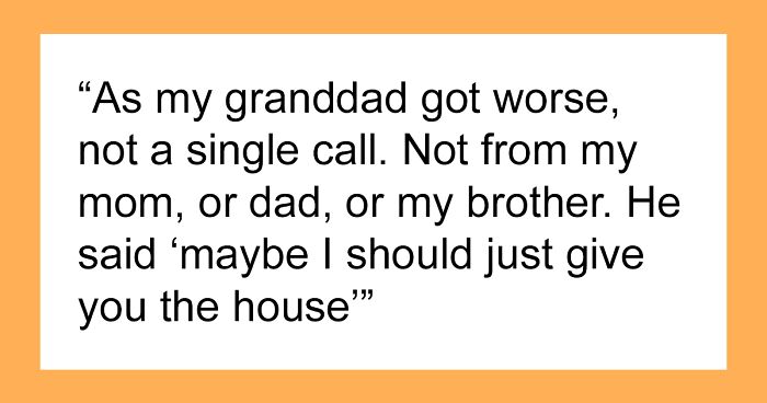 Woman Takes Care Of Her Grandpa, Everyone Else In The Family Ignores Him Until He Passes Away And Leaves Everything To Her