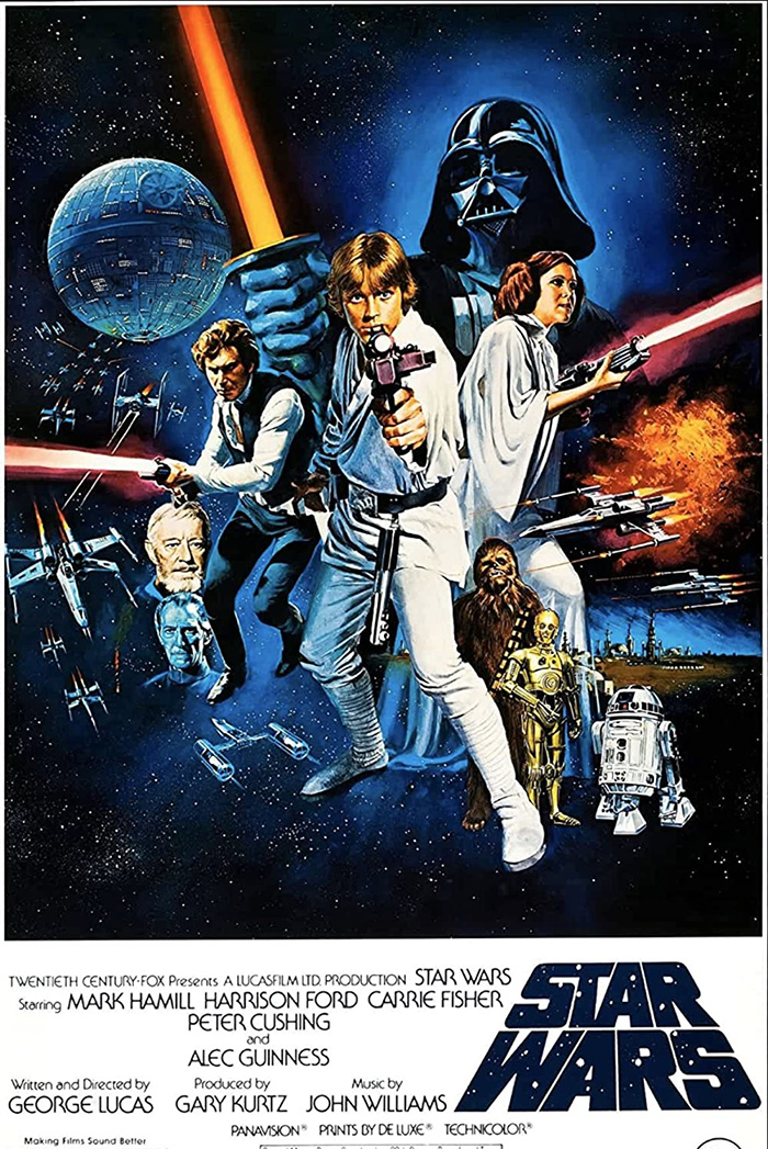 Movie poster for "Star Wars: A New Hope"