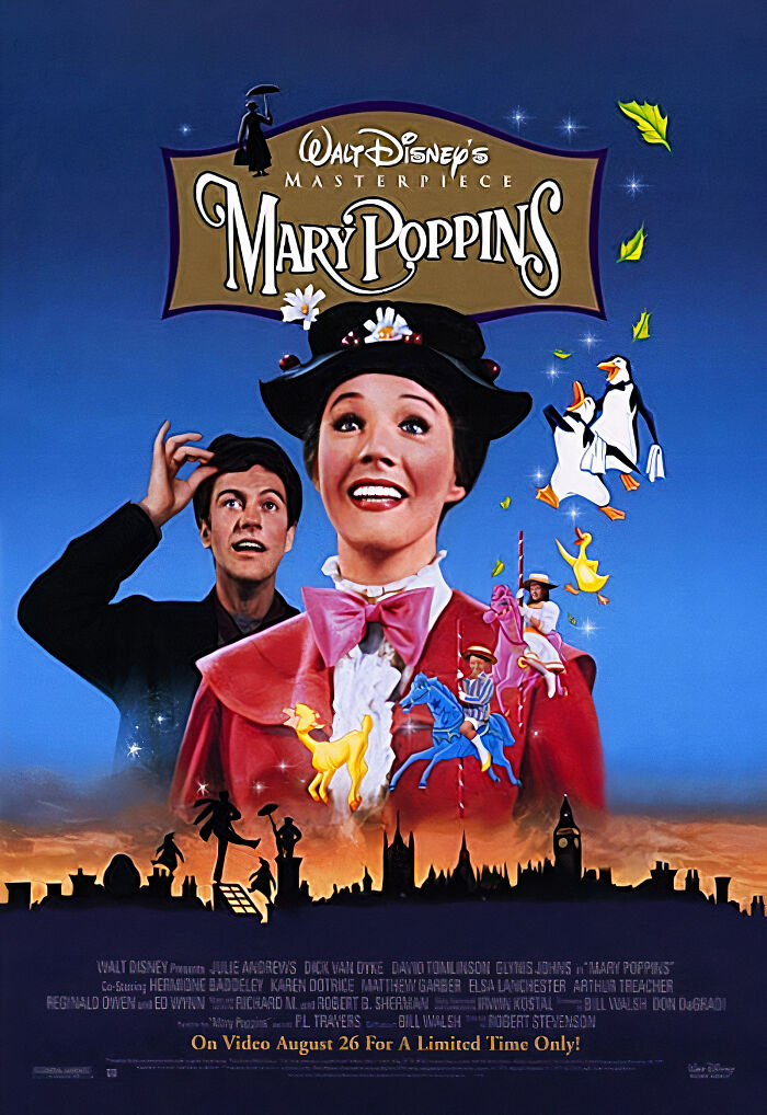 Movie poster for "Mary Poppins"