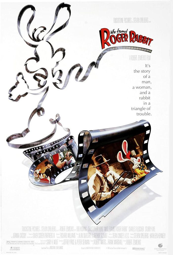 Movie poster for "Who Framed Roger Rabbit"