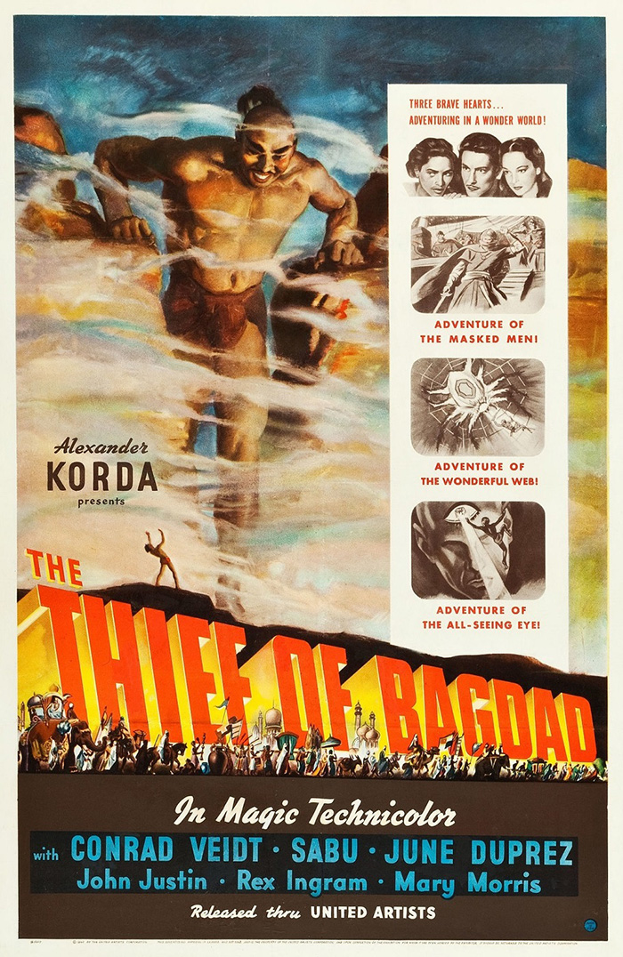 Movie poster for "Thief Of Bagdad"