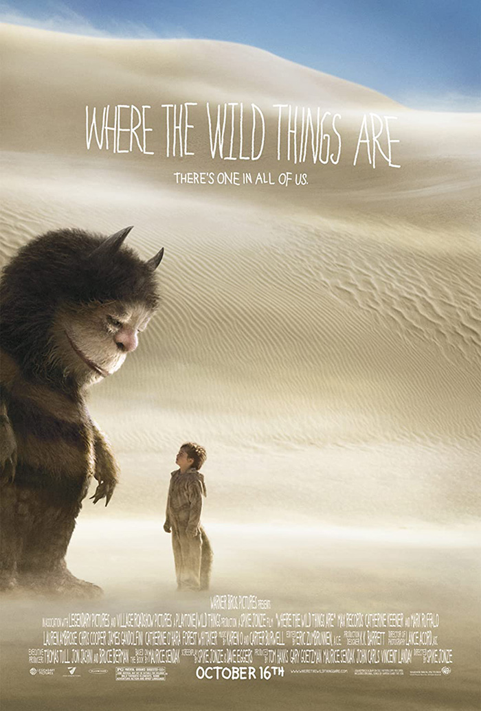 Movie poster for "Where The Wild Things Are"