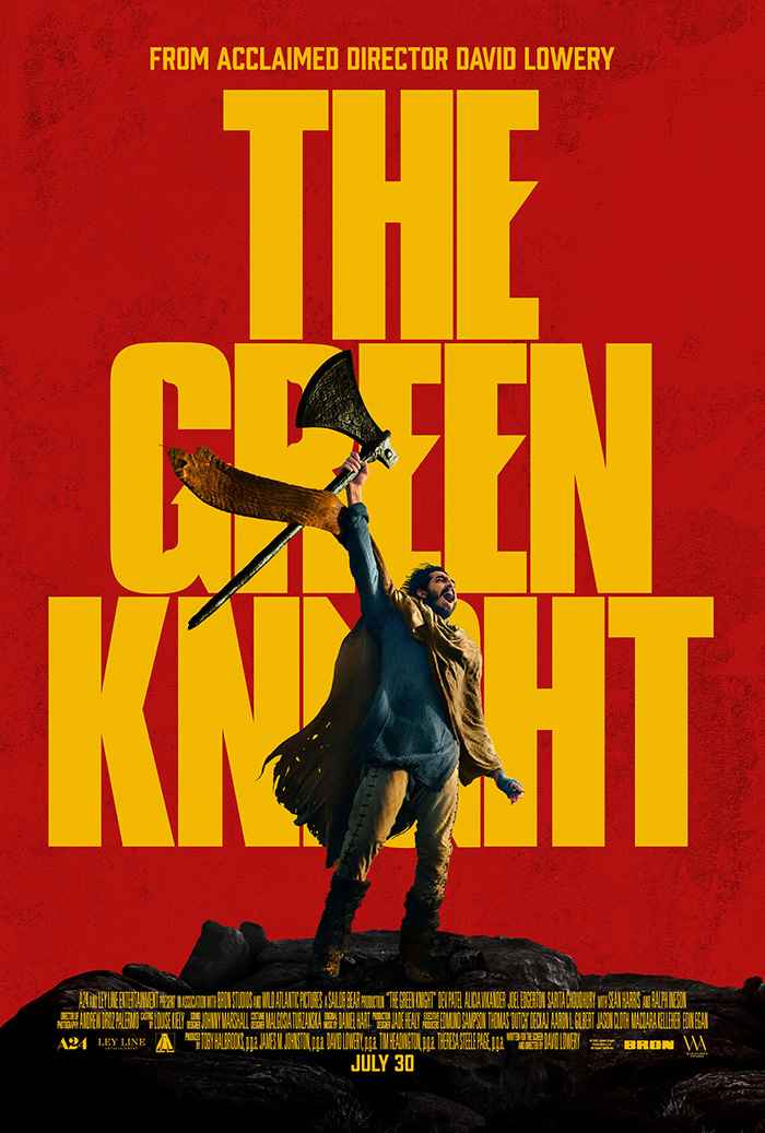 Movie poster for "The Green Knight"
