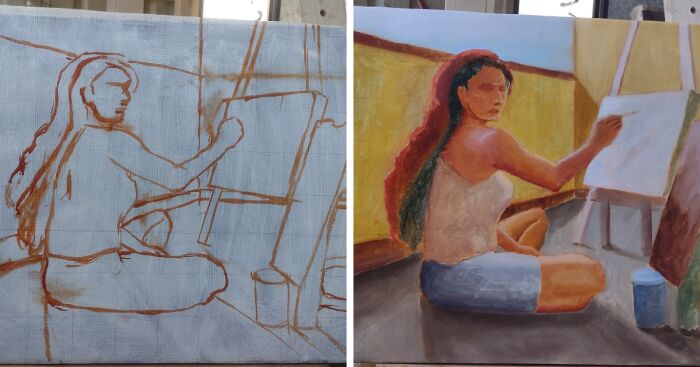 How Do I Create A Painting: Canvas Preparation Until The Varnish (6 Pics)