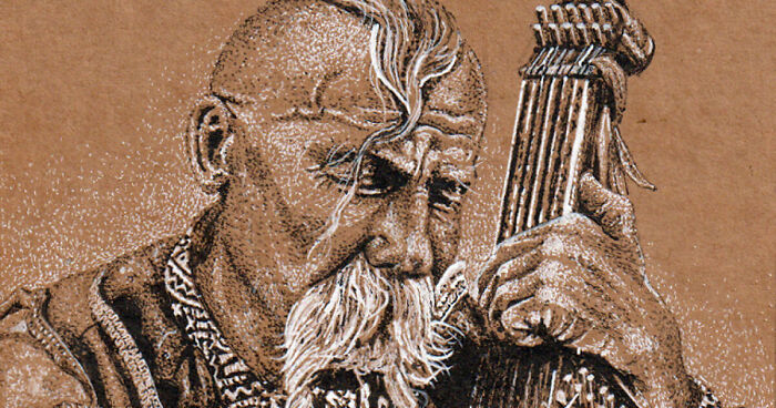 My Graphic Experiments On Craft Paper (13 Pics)