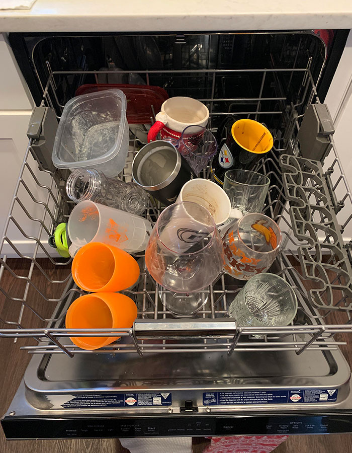 The Way My Wife Loaded The Dishwasher