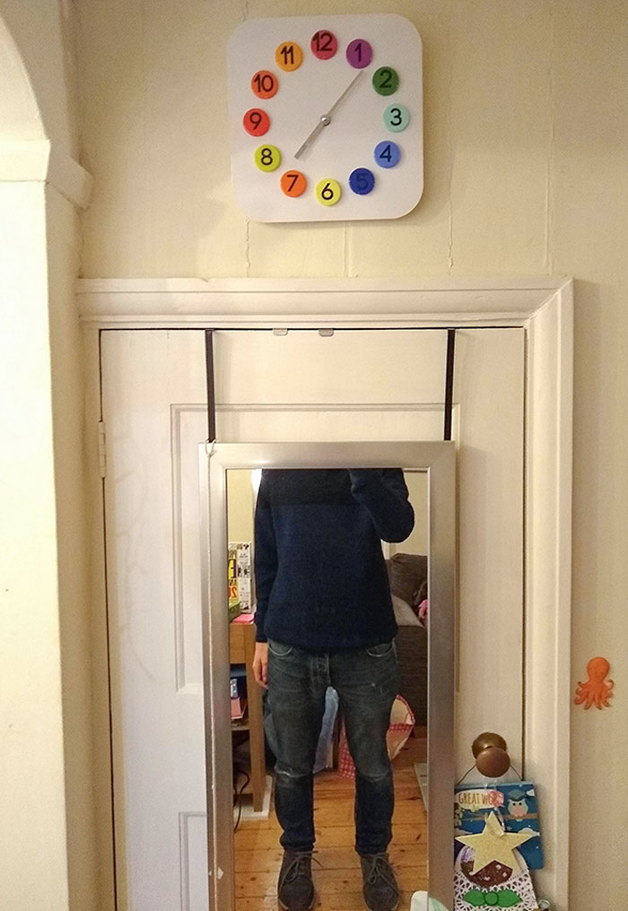 I'm 6'2", My Wife Is 4'11" And Is In Charge Of Putting Up Mirrors