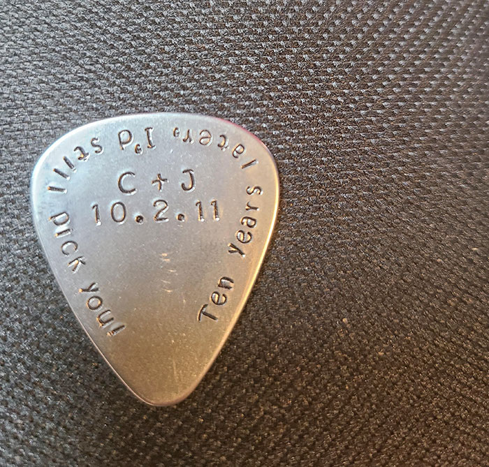 My Wife Gave Me This For Our Anniversary, She Swears Its A "Pick"