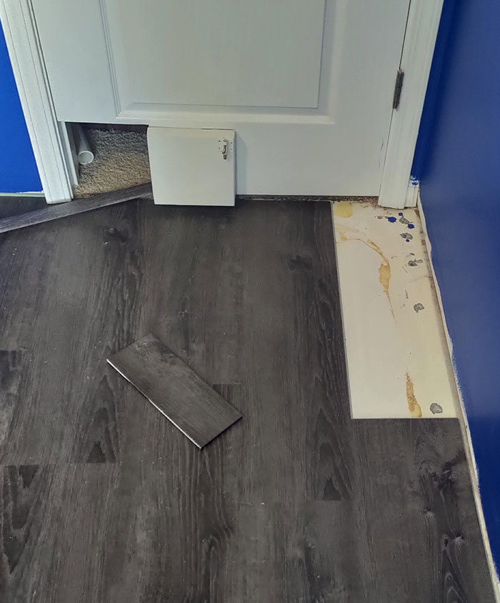 Putting Down A New Floor And Almost Had Enough, Almost