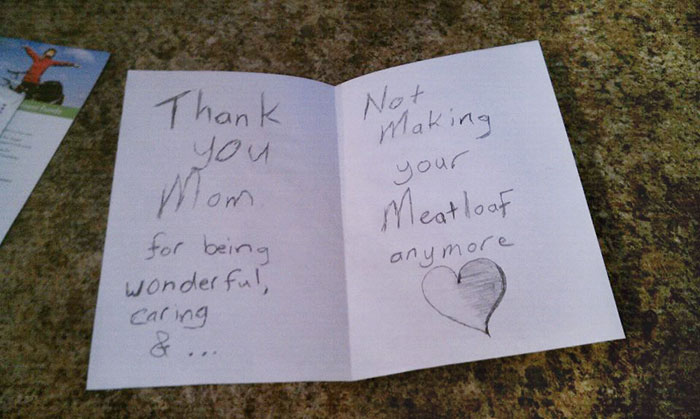 Friend's 5th-Grade Son Made Her This Card On Mother's Day