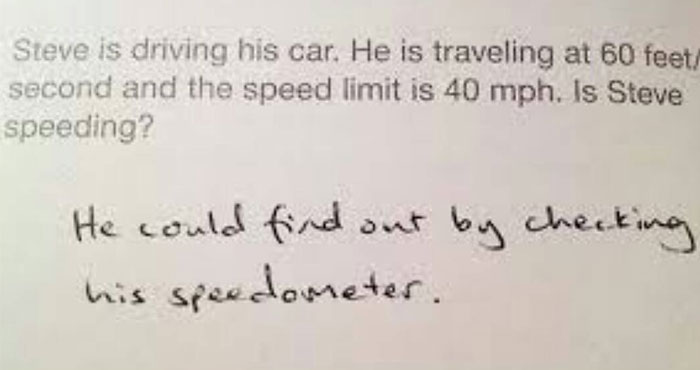 I Swear To Use My Speedometer Before Asking Dumb Questions!