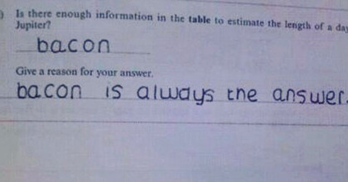 Bacon Is Always The Answer
