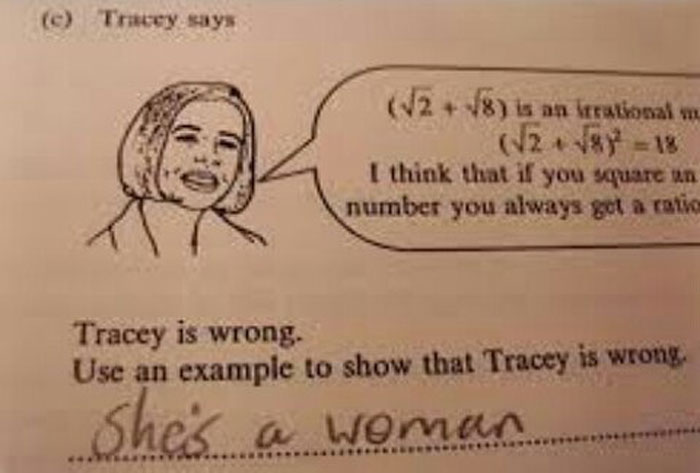 Maybe Tracey Is Right?