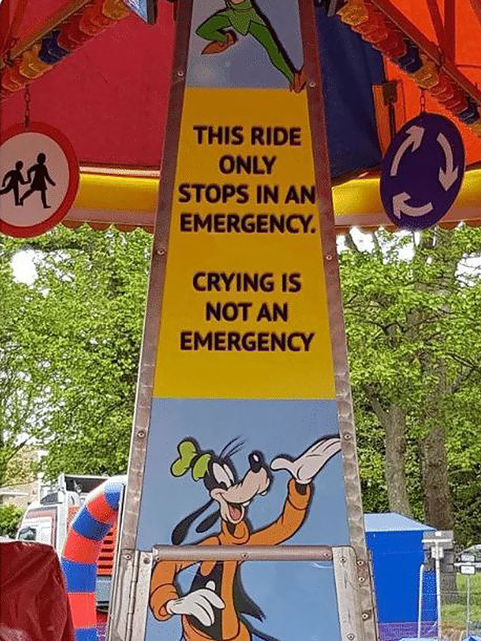 This Ride Only Stops In An Emergency