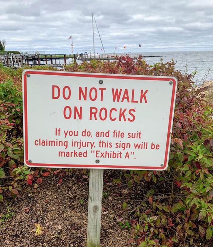 Do Not Walk On Rocks