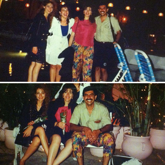 1988: My Dad Was Denied Entry To A Club In Mexico Because He Was Wearing Shorts So My Mom Gave Him Her Pants