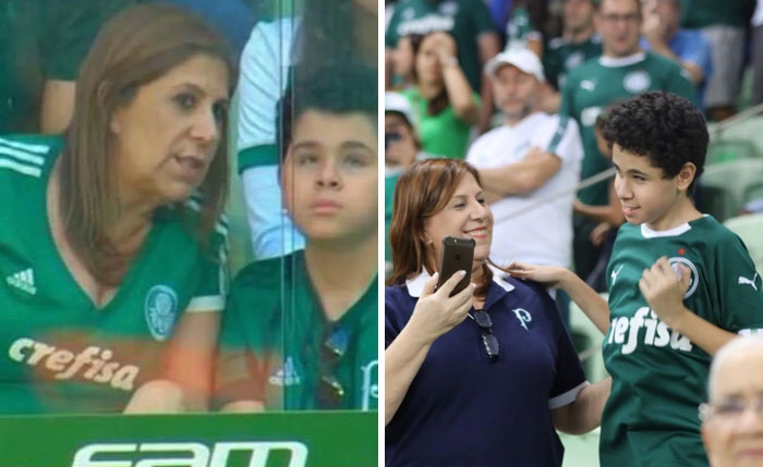 Nicolas Is 11 Years Old And Blind. To Allow Him To Enjoy His Favourite Team, His Mother Sylvia Takes Him To Every Single Palmeiras Game And She Narrates The Action