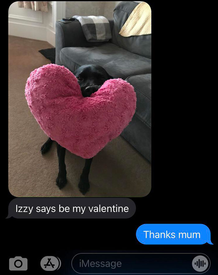 Didn’t Have A Valentine So My Mum Sent Me This