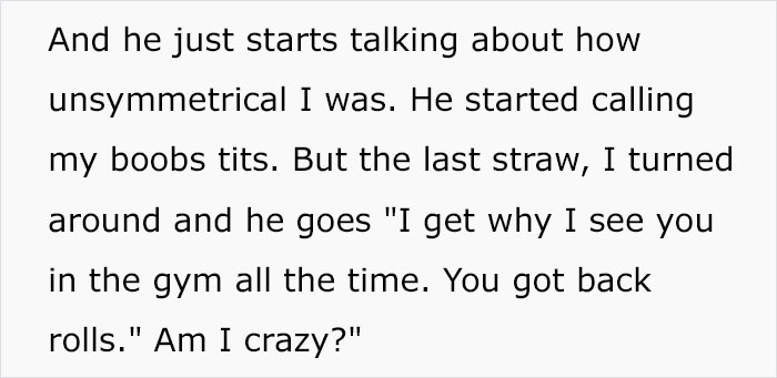 Text exchange describing a tattoo session where a woman felt uncomfortable with the artist's comments. Text exchange describing a tattoo session where a woman felt uncomfortable with the artist's comments.
