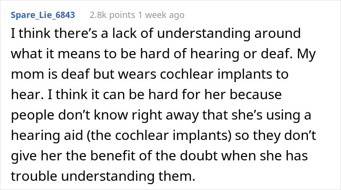 'Karen' Asks Employee To Remove Her 'Earbuds' Even After She Explains That It's Actually Hearing Aids, Malicious Compliance Ensues 'Karen' Asks Employee To Remove Her 'Earbuds' Even After She Explains That It's Actually Hearing Aids, Malicious Compliance Ensues