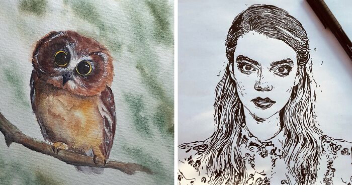 The Best Artwork Done On Paper: 40 Photos By Bored Panda’s Community