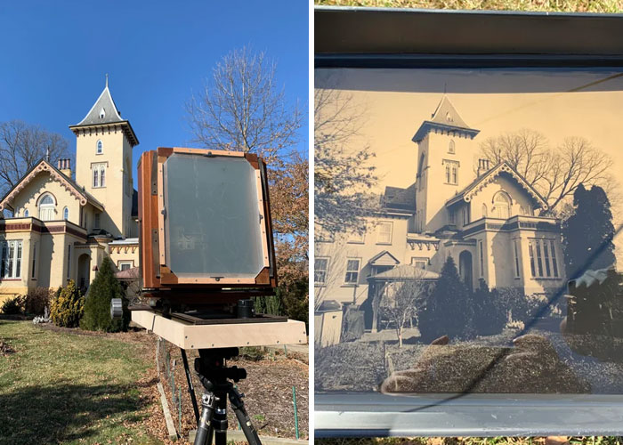 We Had A Tintype Photographer Shoot The House Today