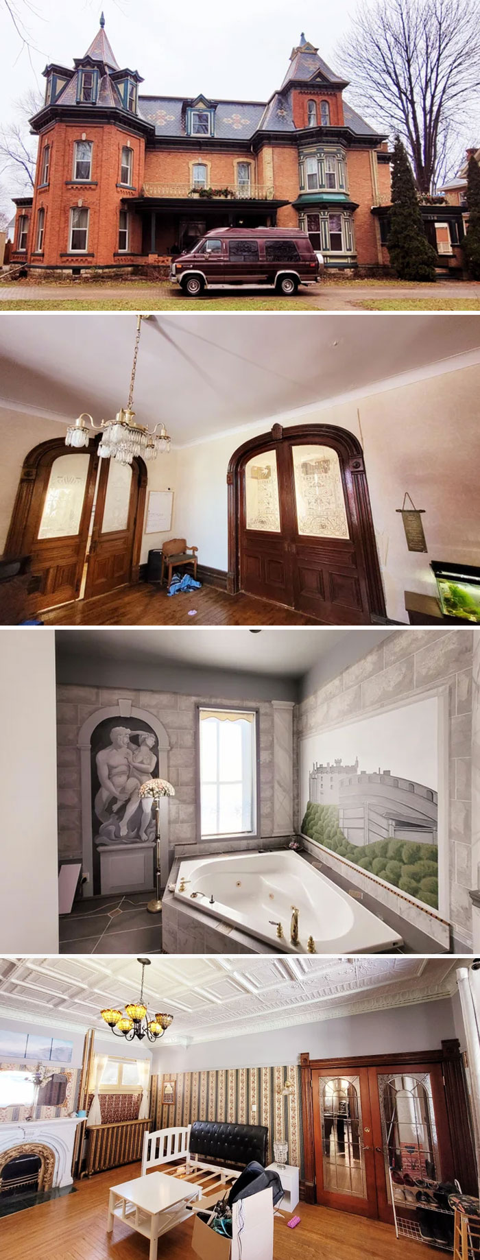 Interior Shots Of Our New (To Us) 1878ish Queen Anne Home With Three Family Units From The Same Family Pooling Resources