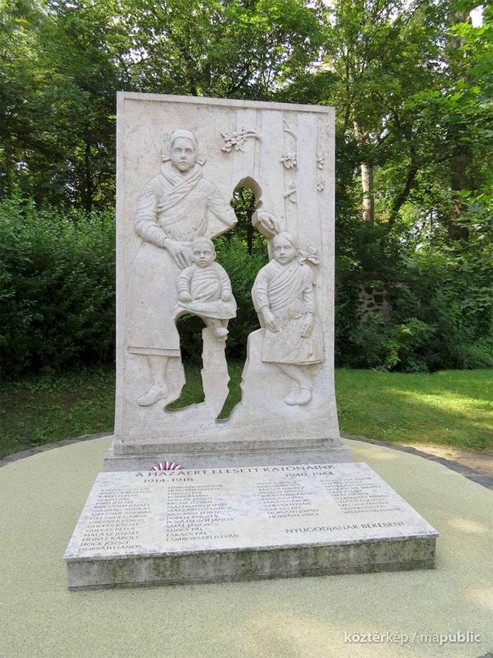 World War One Memorial In Vácrátót (Hungary)