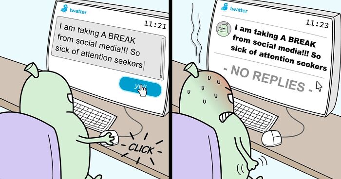 Artist Creates Fun And Relatable Comics About Procrastination, Insecurities And Awkward Everyday Interactions (27 Pics)