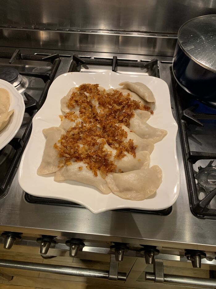 Polish Pierogi/Dumplings…yum!!! ❤️