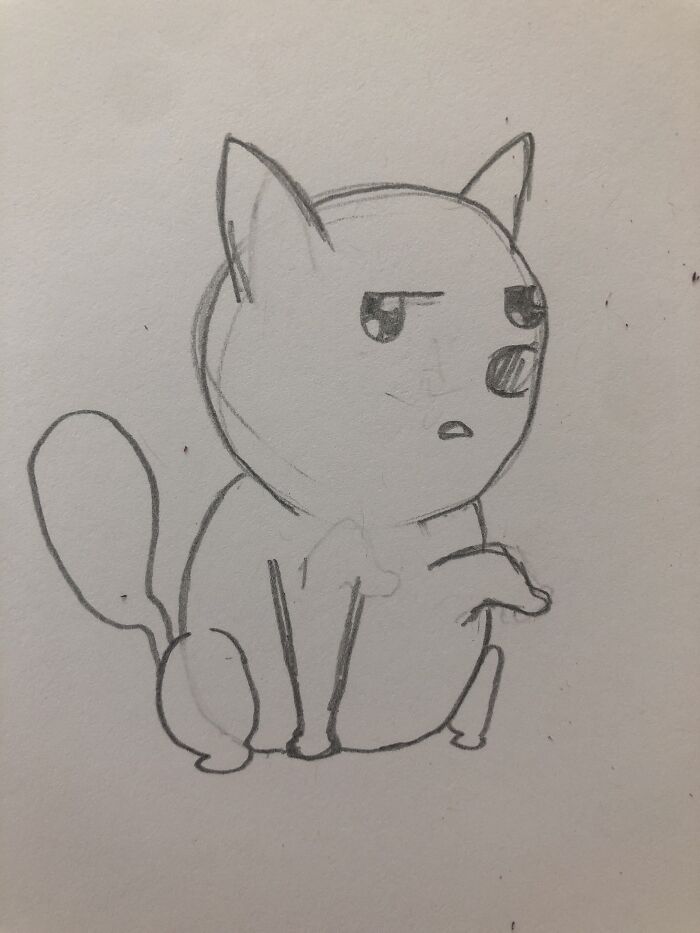 I Was Feline Like Submitting A Picture, Though My Drawing Was A Bit Of A Cat-Astrophe