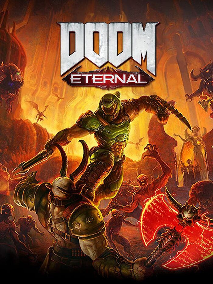 Poster of Doom Eternal video game 