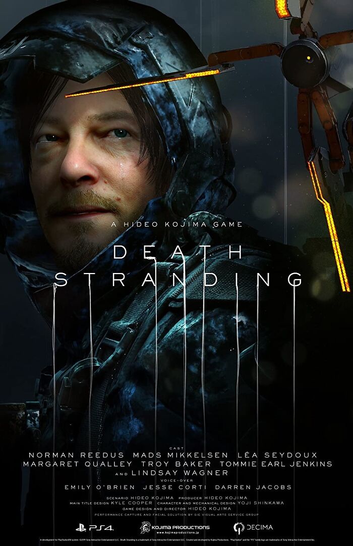 Poster of Death Stranding video game 